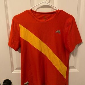 Tracksmith VanCortlandt Bold Orange Women’s Performance Tee